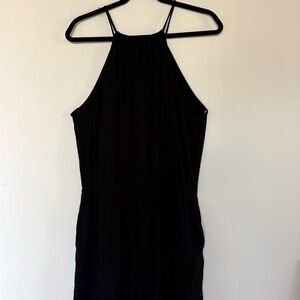 Old Navy Black Halter Top with Twist Detail
